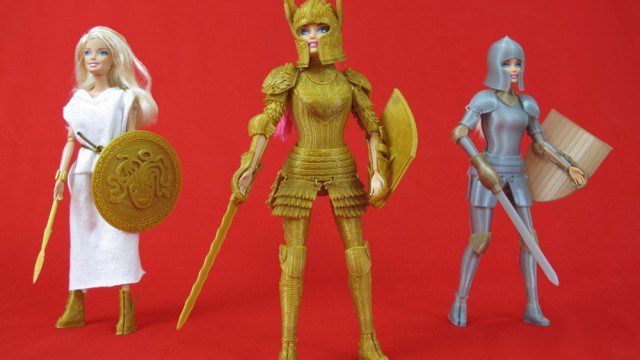 3D Printed Barbie Armor For When A Dress Just Won’t Cut It