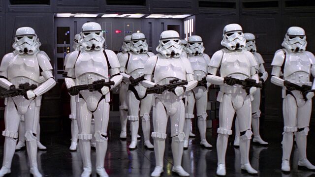 Stromtroopers in Star Wars: Episode VII look different