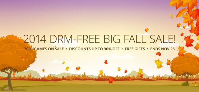 Mount & Blade, Witcher 2 FREE on GOG.com as the 2014 DRM-free Big Fall Sale Begins