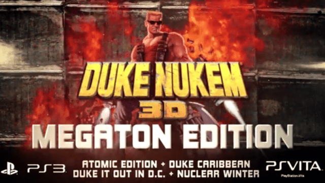 Duke Nukem 3D: Megaton Edition will Hit PS3 & Vita Tomorrow