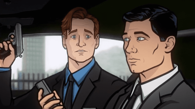 Conan Interviews Archer & Gets Dragged Into The Spy World