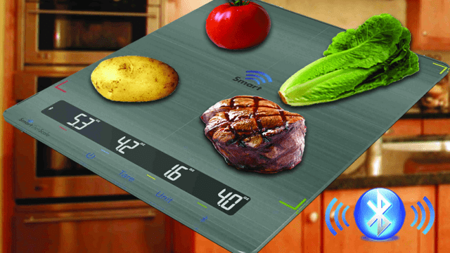 The Smart Diet Scale looks to making eating healthier easier with Bluetooth!