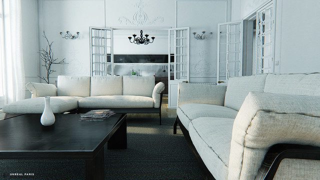 3D Created Paris Apartment In Unreal Engine 4 Is Stunning