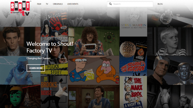 Shout! Factory TV Now Streaming Its Catalog For Free