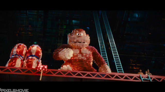 The Pixels official trailer shows Pac-Man & Donkey Kong causing trouble