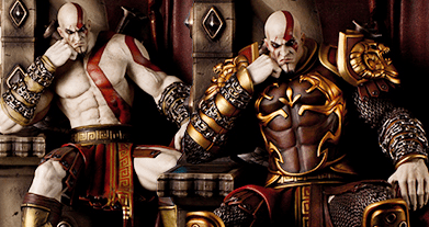 Gaming Heads Presents: Kratos on Throne Statue