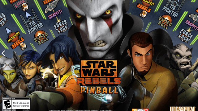 Star Wars Rebels get the Zen Pinball treatment