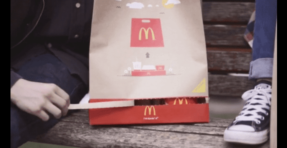 McDonald’s reinvents their takeout bag