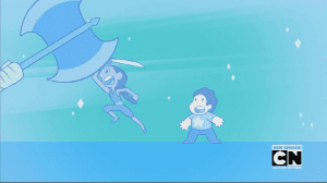 Jumping into axes probably isn‘t a good idea.