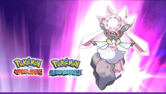 Get a free Diancie for Pokémon Omega Ruby & Alpha Sapphire