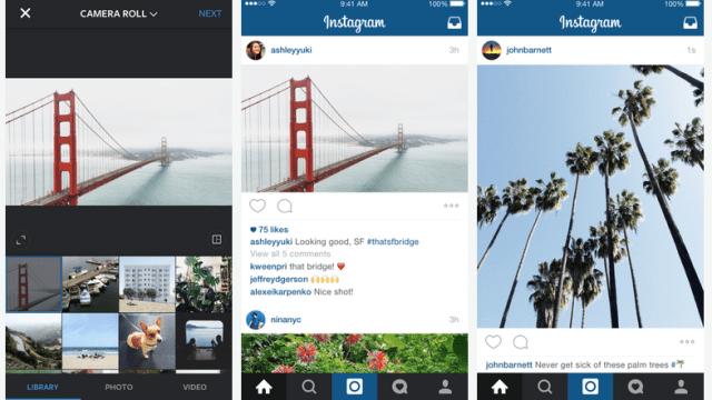 Instagram Goes Portrait and Landscape in Latest Update