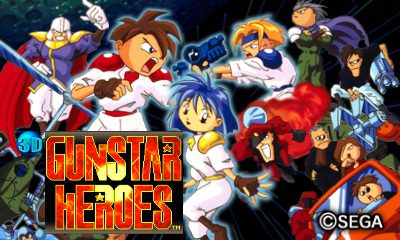 3D Gunstar Heroes Now Available for Nintendo 3DS