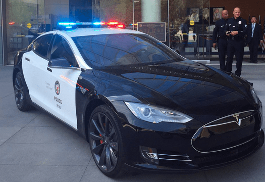 The LAPD add a Tesla Model S to their fleet for those criminals that need to be arrested in style