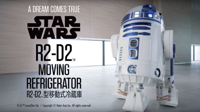 Haier to Showcase Life-Size, Remote Controlled R2-D2 Refrigerator at CES