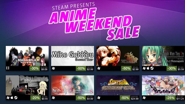 Steam Holds Anime Weekend Sale