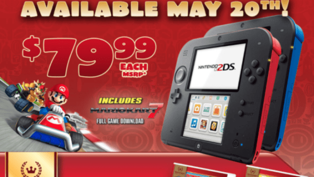 Nintendo 2DS System Drops to New Low Suggested Price of $79.99