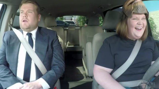 Chewbacca Mom Laughs With J.J. Abrams And James Corden