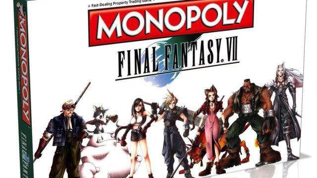 Final Fantasy VII Monopoly Announced for April 2017