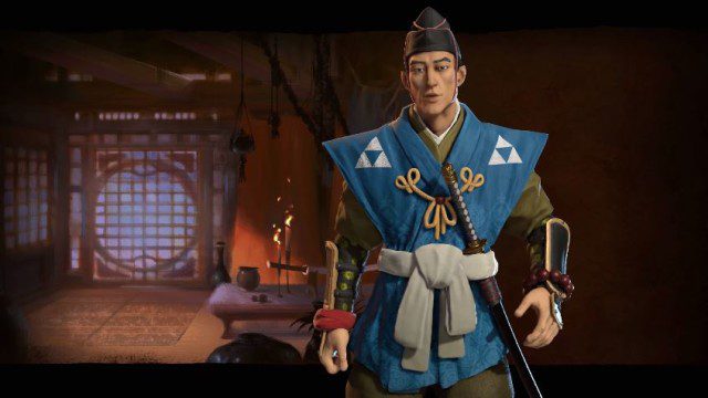 Hojo Tokimune leads Japan in Civilization VI