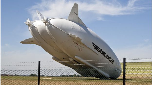Giant Airship Shaped Like A Butt Crashes