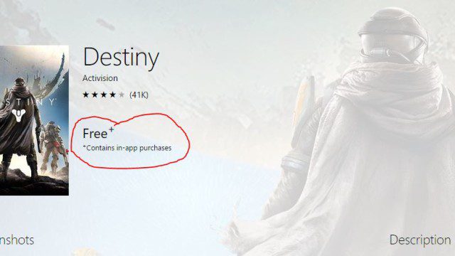(UPDATE) Vanilla ‘Destiny’ Is Listed As Free On Xbox One & 360