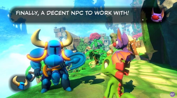 NEW YOOKA-LAYLEE TRAILER RELEASED FEATURING SHOVEL KNIGHT!