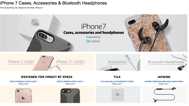 Amazon accidentally leaks details on the new iPhone 7