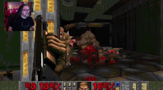 Watch John Romero play and commentate his recent level in Doom