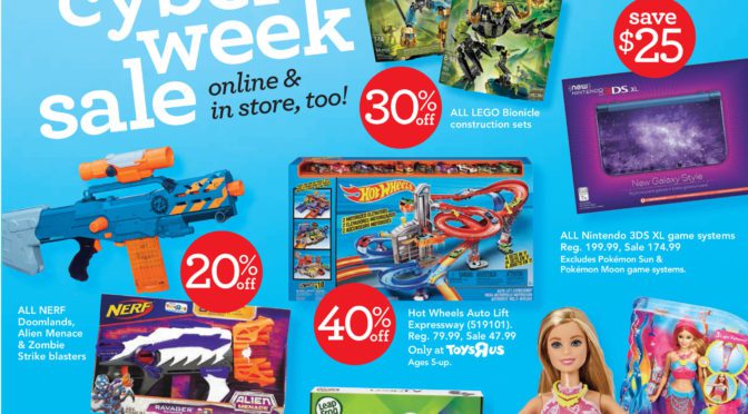 Toys”R”Us to start its cyber week on Saturday