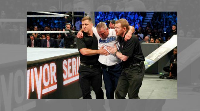 Shane McMahon legitimatly injured during Survivor Series match