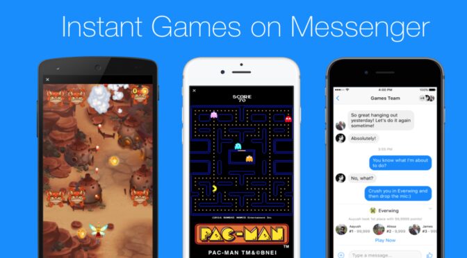 Space Invaders, Arkanoid, Pac-Man and more are now playable against friends within Messenger and Facebook