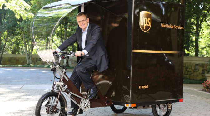 UPS testing new Trike Delivery Service in Portand, because of course Portland