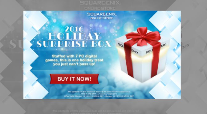The Square Enix Holiday Surprise Box returns for another year
