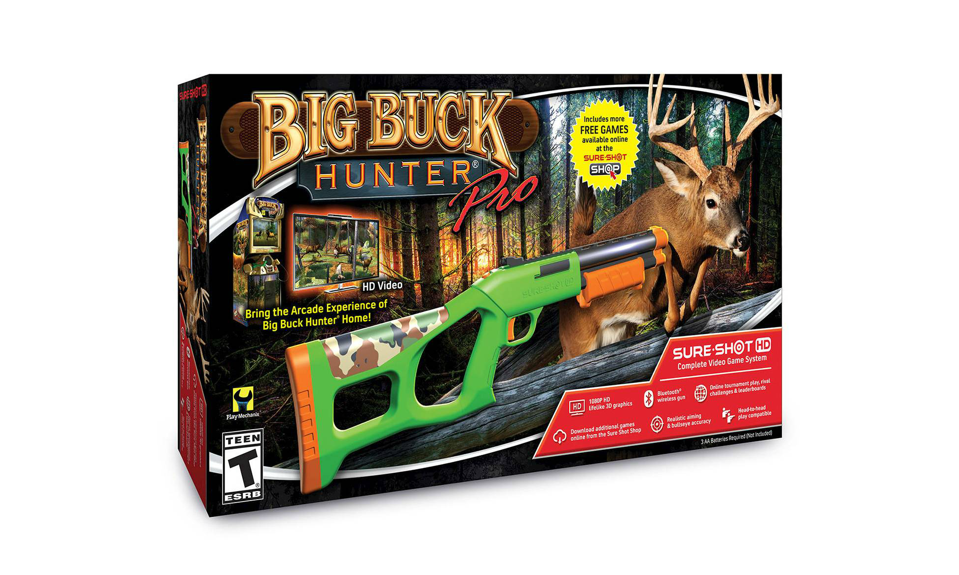 Sure Shot HD Big Buck Hunter Video Game Console