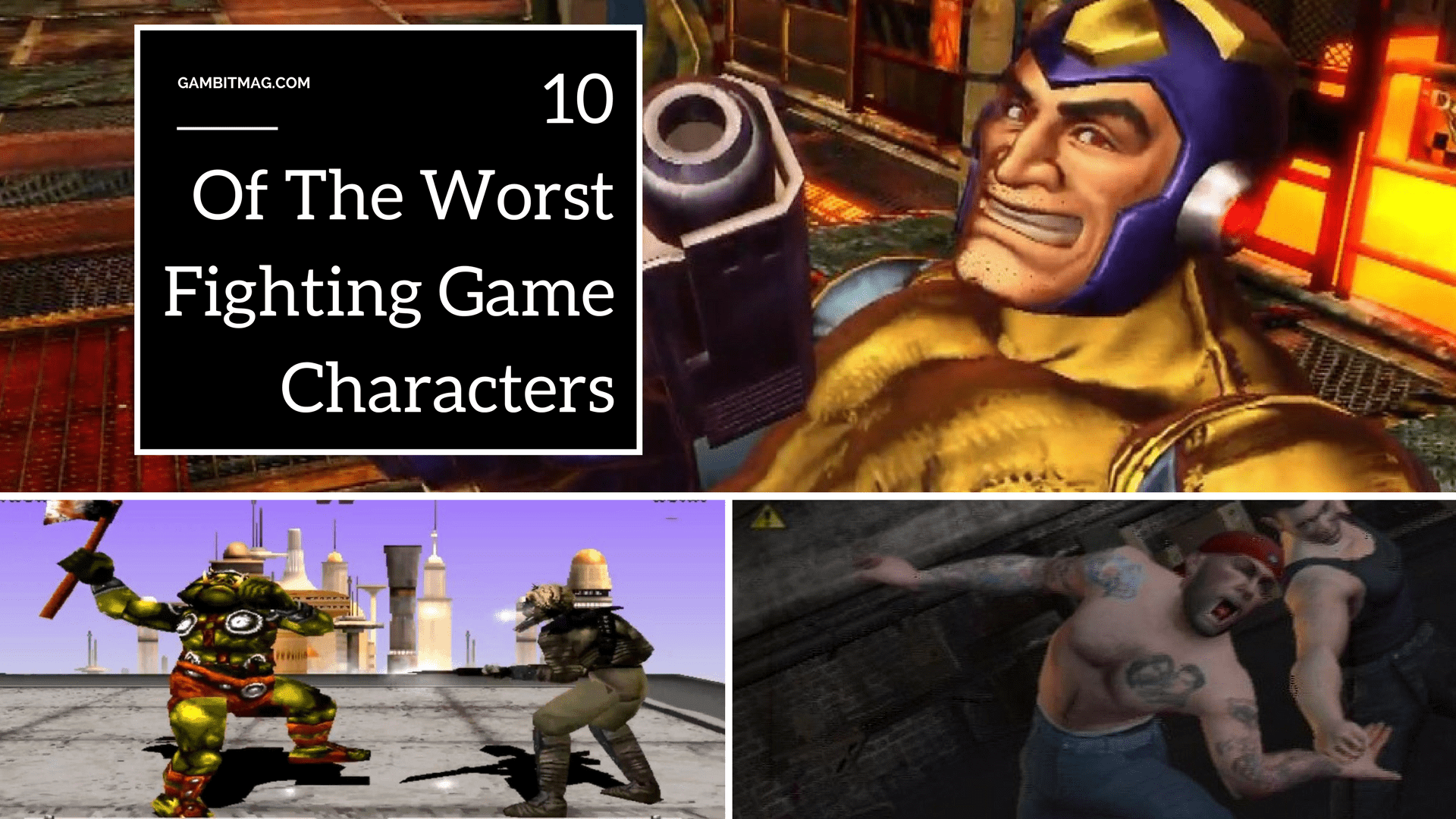 10 Of The Worst Fighting Game Characters
