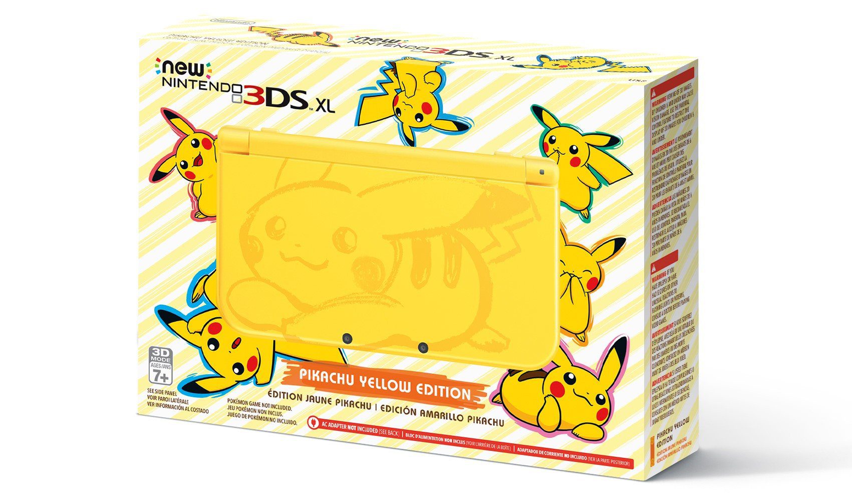 Pikachu Yellow Edition New Nintendo 3DS XL Hitting North America Feb 24th