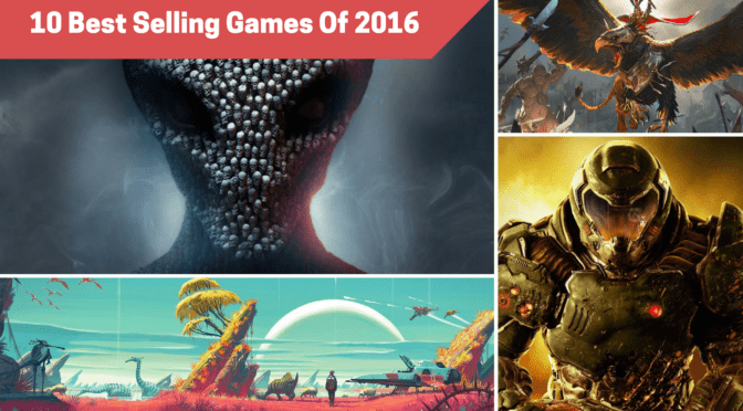 Top 10 Best Selling Games of 2016
