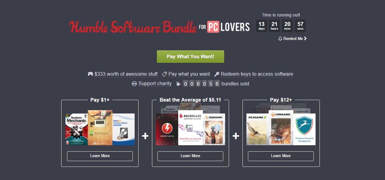 The’For PC Lovers’ software bundle from Humble Bundle is chock full of great tools