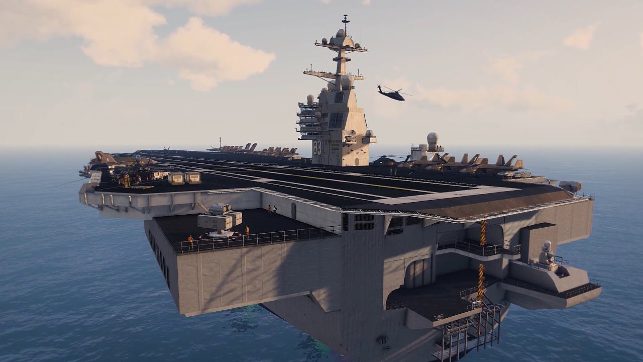 Arma 3 gets jets and a sweet carrier to put them on