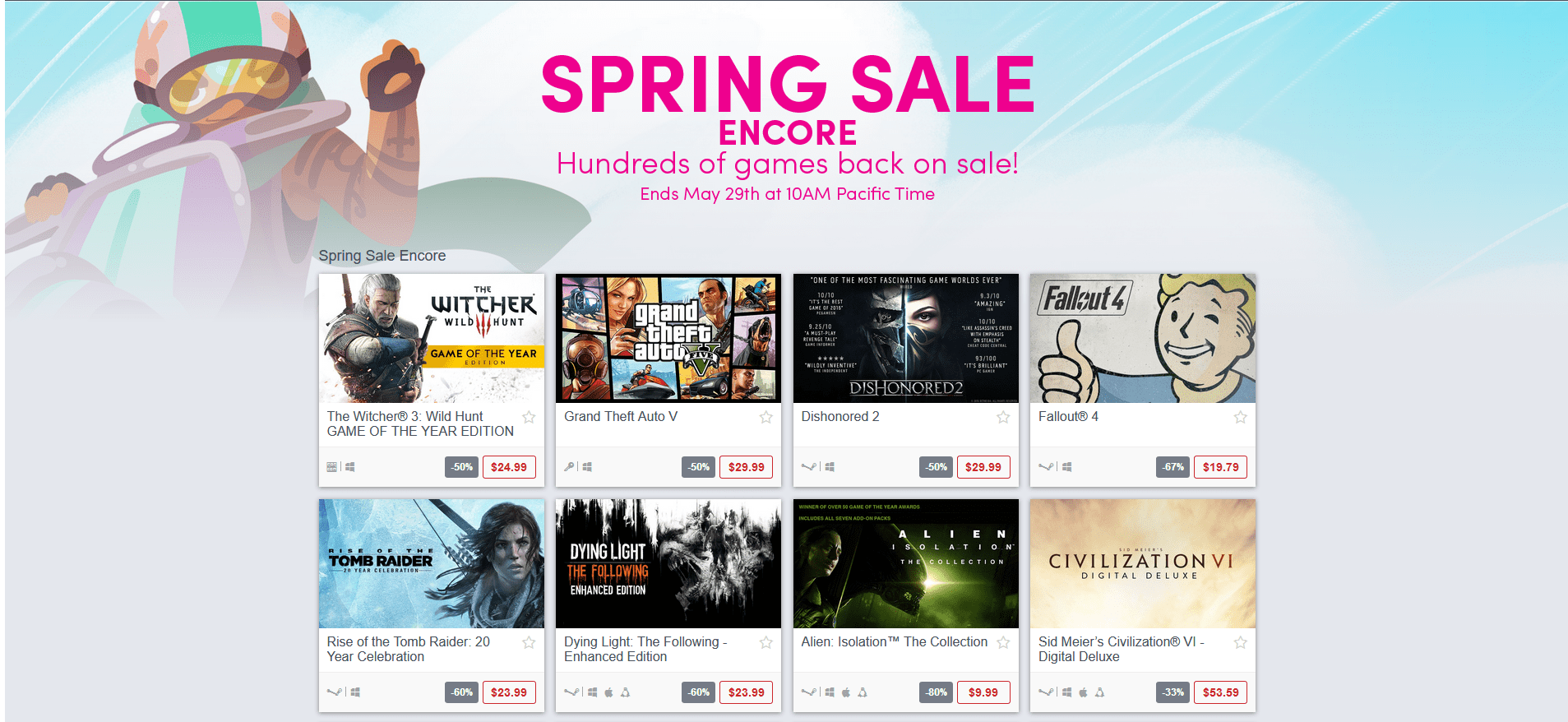 humble spring sale