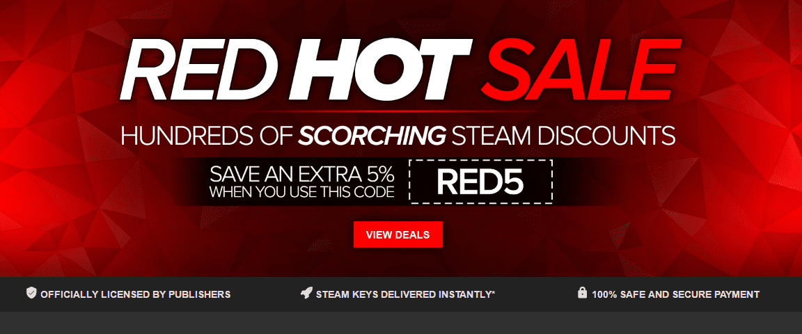 Red Hot Sale launches on Bundle Stars