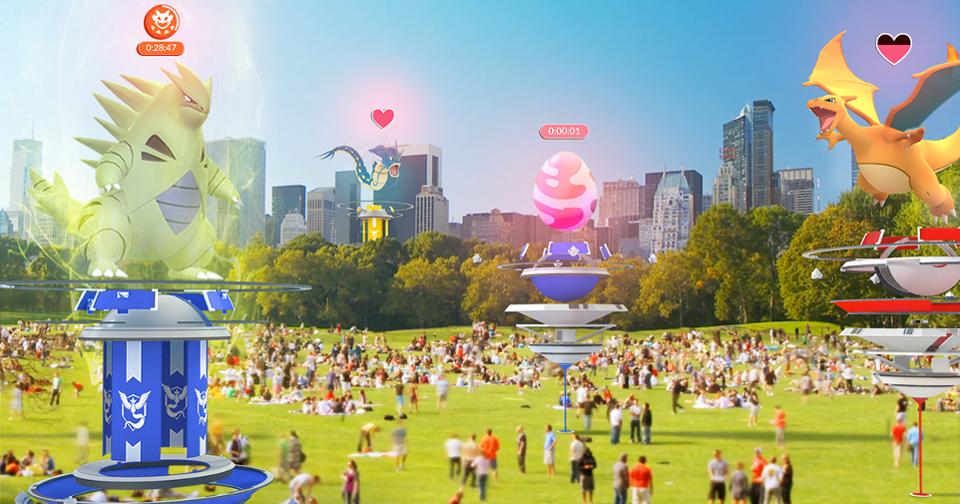 Pokémon GO Getting Co-op Gameplay and Team Raids