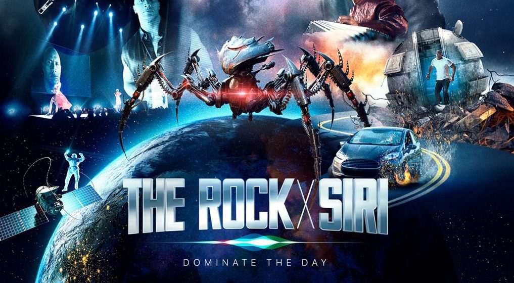 The Rock x Siri