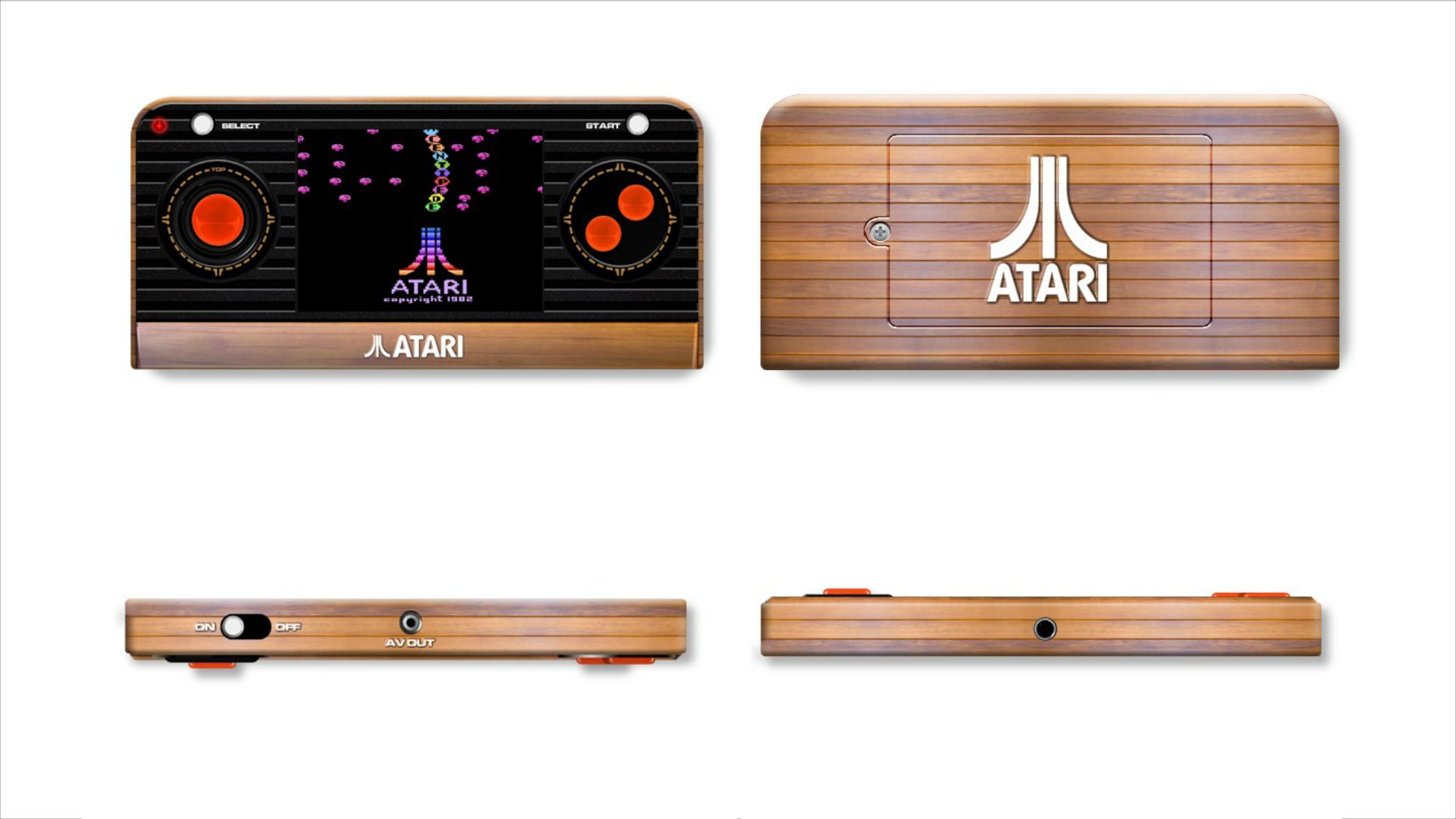 The Atari 2600 Returns as Compact Handheld with 50 Classic Atari Games Built-In
