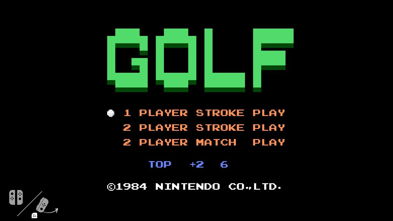 Nintendo Switch Actually Contains a Copy of NES Golf