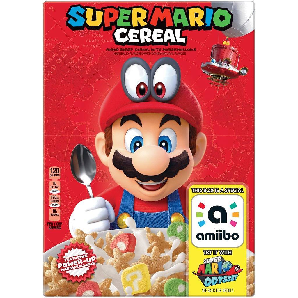 Nintendo and Kellogg’s Partner Up to make Super Mario Cereal Amiibo