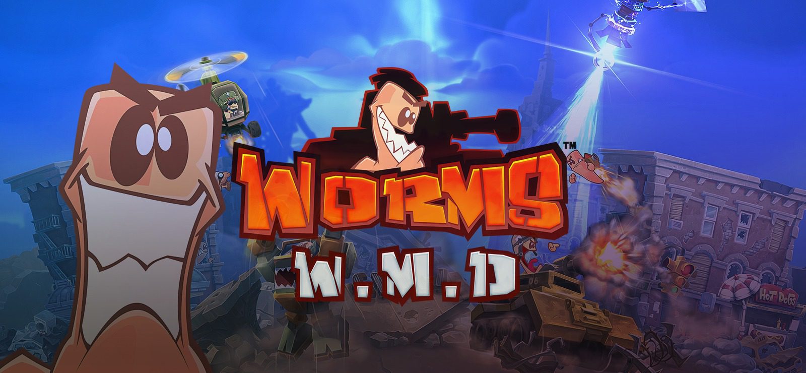 Engage in all out Worm-Warfare as Worms W.M.D comes to the Switch