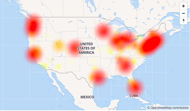 Comcast Customers had Mass Internet Outages