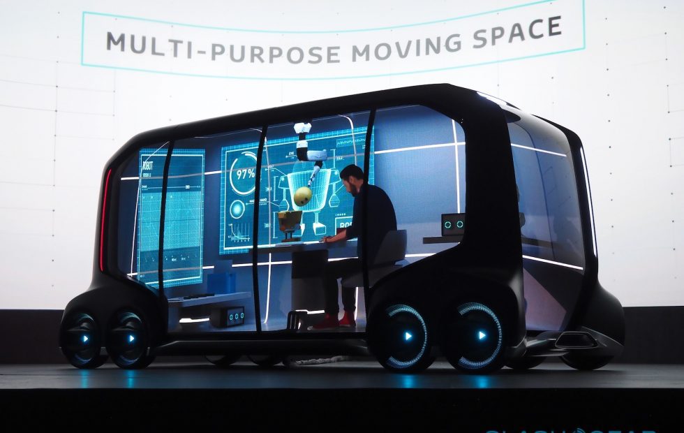 Toyota announces their e-Palette concept multi-purpose moving space at CES 2018