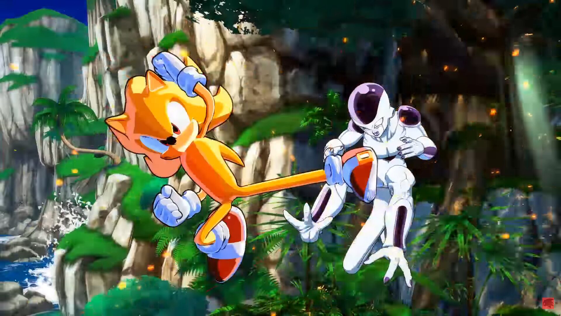 Sonic the Hedgehog has been modded into Dragon Ball FighterZ